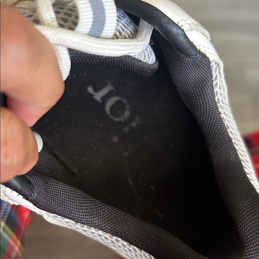 Dior Cream Sneakers with Orange Soles B22 sneakers Unisex sz 37 - Picture 14 of 16